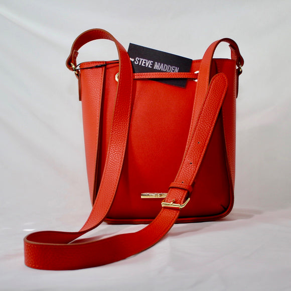 HOLIDAY SALE** Steve Madden “Chevy Red” Satchel/Crossbody - NWT | Steve  madden bags, Leather fringe handbag, Red satchel