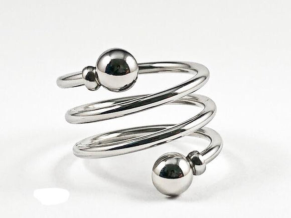 Spiral Stainless Steel Ring